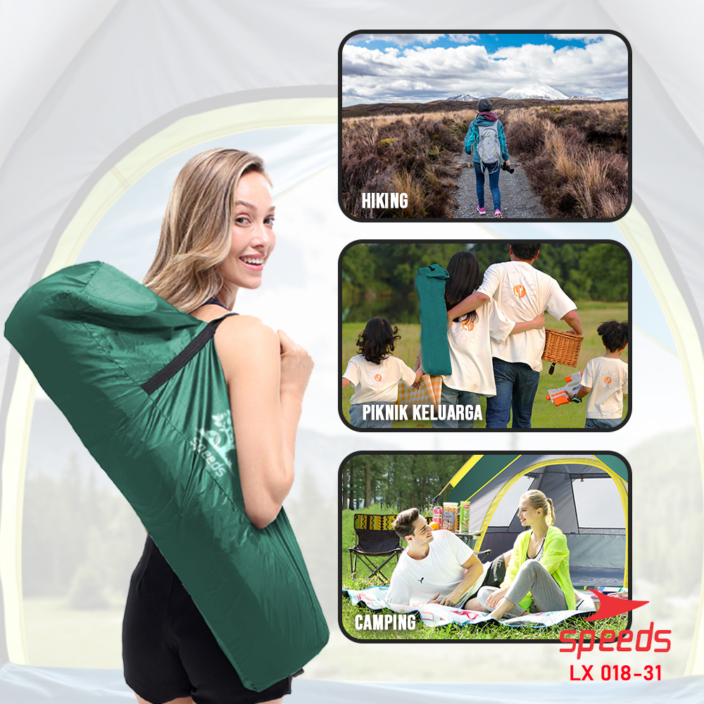 SPEEDS Tenda Camping Lipat 1-2 Orang Tenda Gunung Tenda Manual Waterpoof Portable Outdoor 018-31