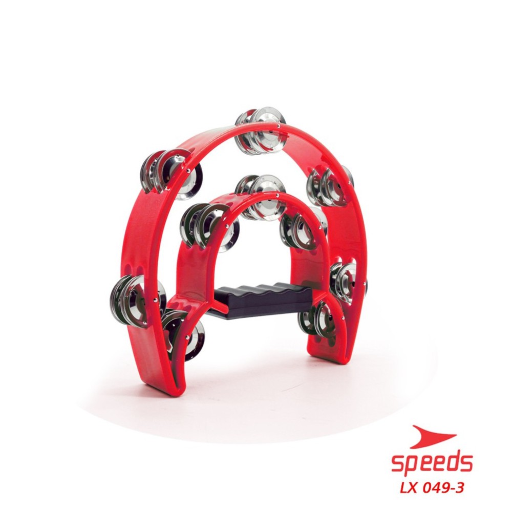 SPEEDS Alat Musik Tamborin Tambourine Double Ring Kecrekan Tambourine Tamborine 049-3