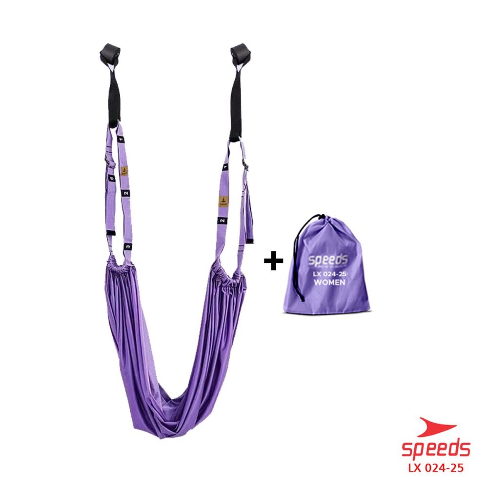 SPEEDS Swing Yoga Set Aerial Yoga Gravity Inversion Pilates Yoga Hammock Swing Pilates Resistance Band Power Band Karet Fitness Balance 024-25