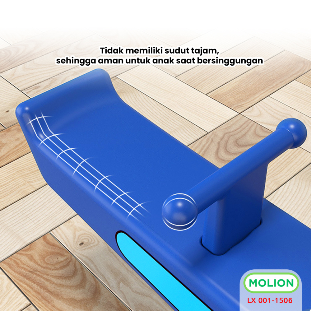 Mainan SNI Jungkat Jungkit Kuda Kudaan Mainan Anak Jungkat Jungkit Rocking Horse Bahan HDPE Jungkat-Jungkit Playground Berstandar 001-M1506
