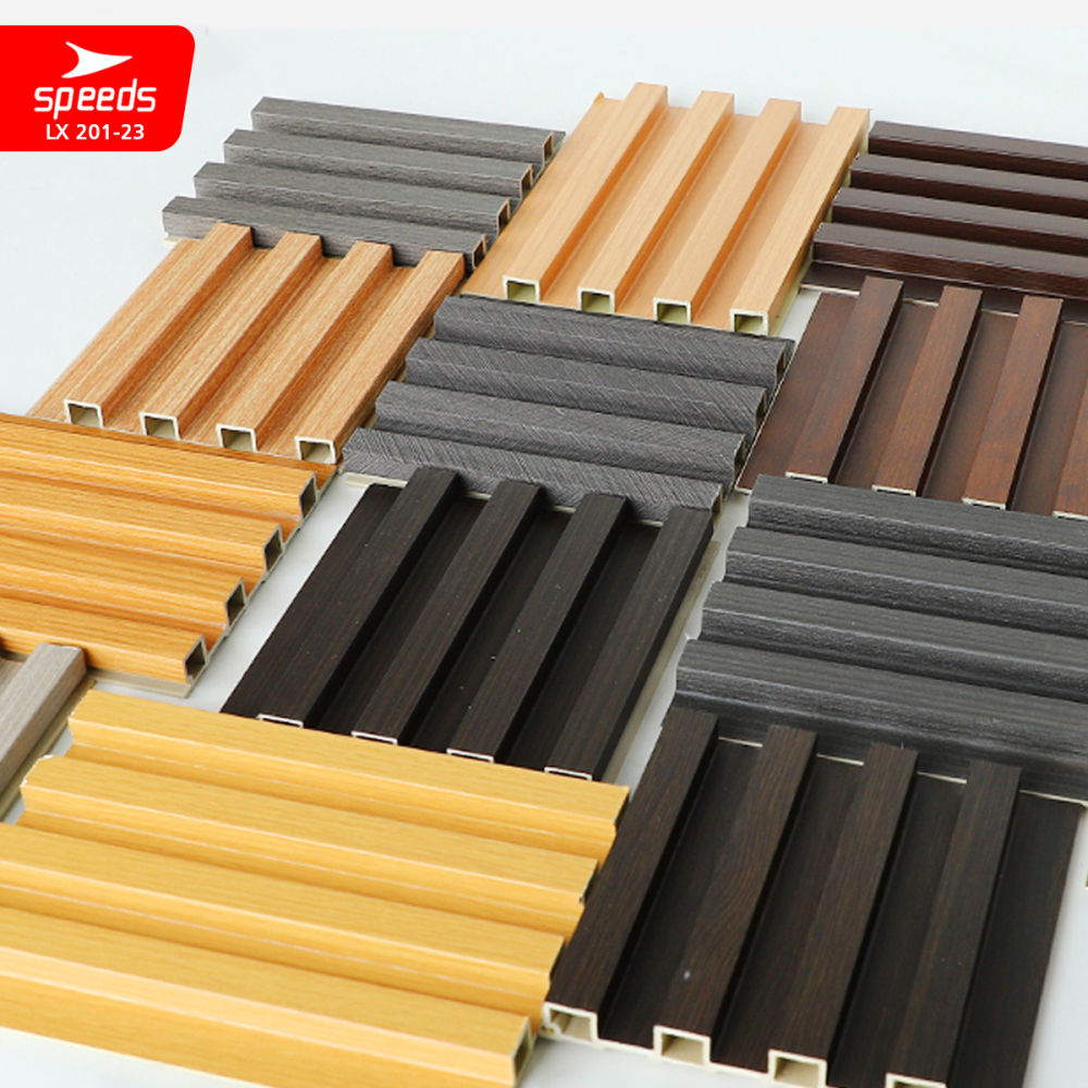SPEEDS Wallpanel Wood Panel WPC Panel wood Wall panel Premium Dinding Kisi Kayu Wood Mudah 201-23