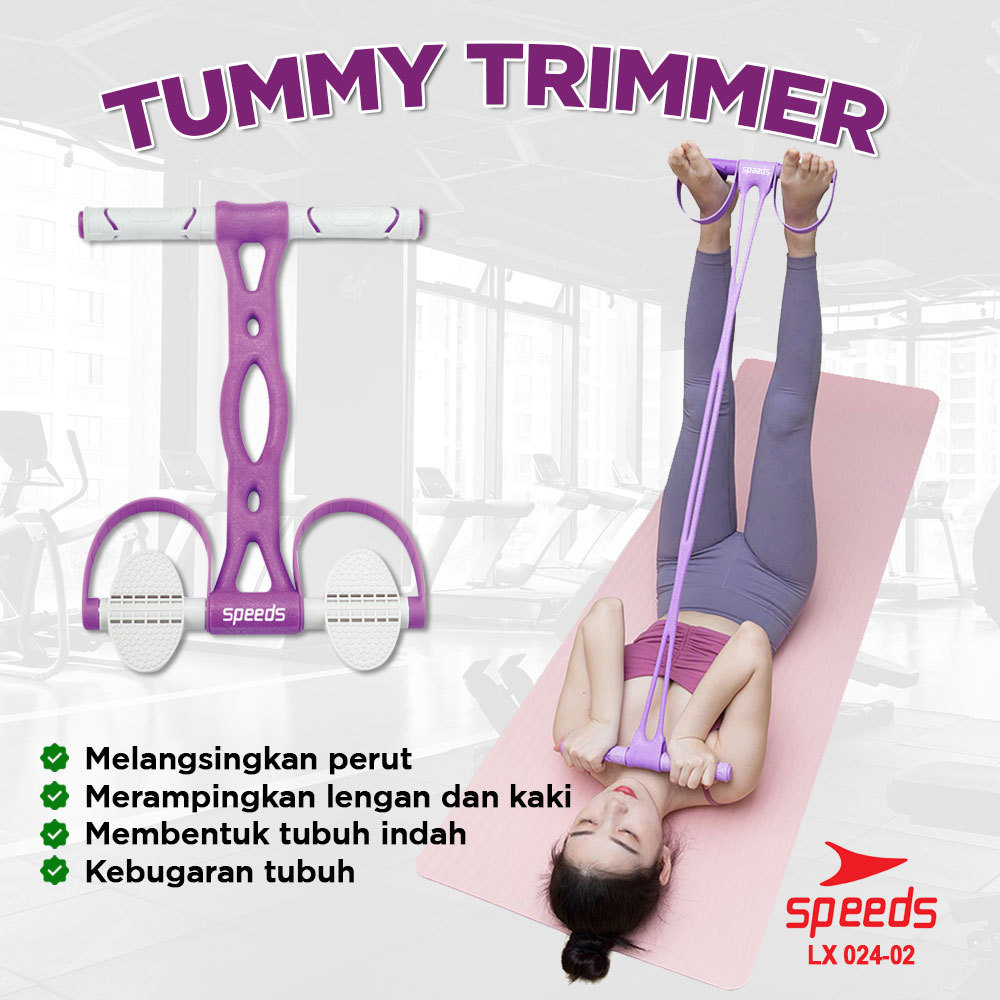 SPEEDS Tummy Trimmer TPR Alat Olahraga Sit Up Alat Pembakar Lemak Body Trimmer 024-2