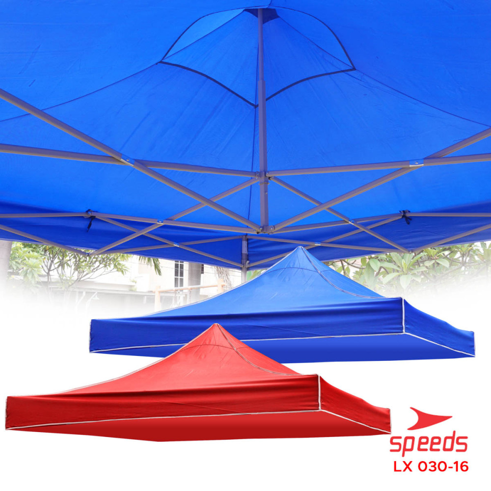 SPEEDS Terpal Tenda Jualan 3x3m Berbahan Kain Oxford 600D Tenda Bazar Jualan Anti Air Mudah Dilipat 030-16