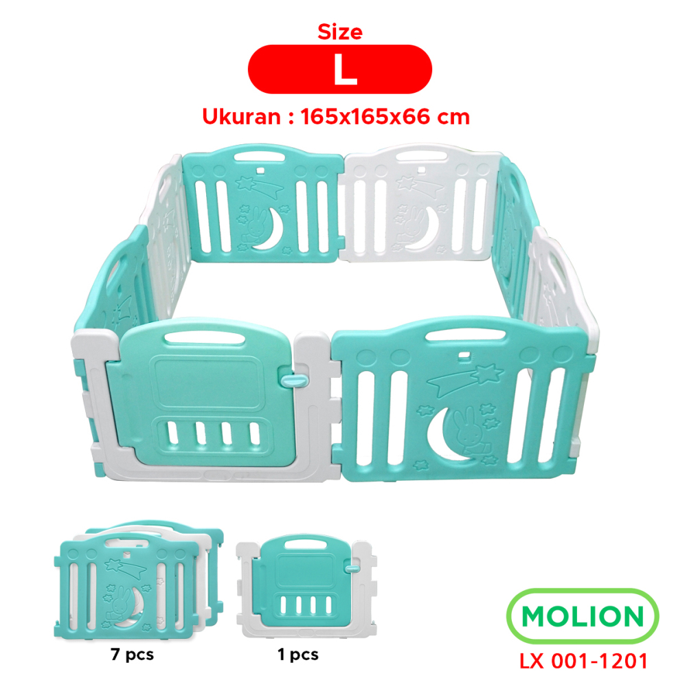 Pagar Anak Pagar Bayi Pagar Mainan Anak Bayi Baby Fence Lengkap dan Kokoh 001-M1201