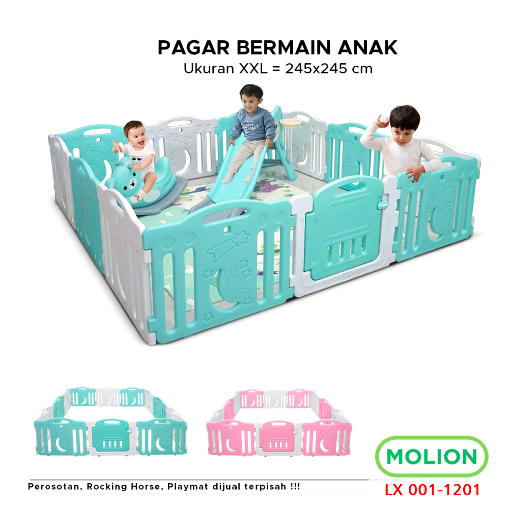 Pagar Anak Pagar Bayi Pagar Mainan Anak Bayi Baby Fence Lengkap dan Kokoh 001-1201