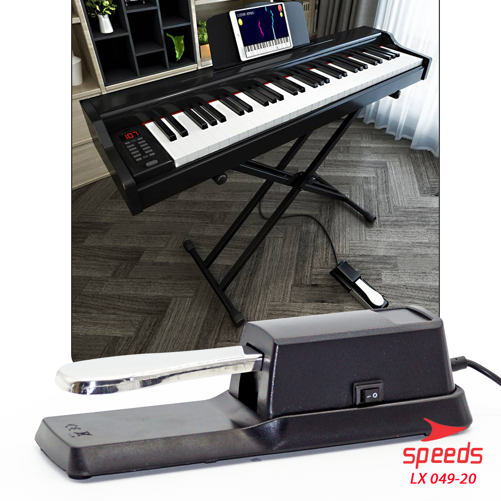 SPEEDS Sustain Pedal Keyboard Alat Musik Untuk Piano Elektrik Synthesizer Digital 049-20
