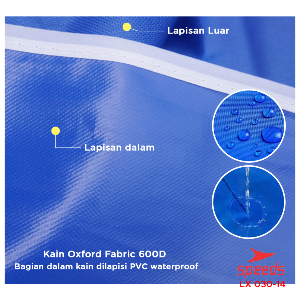 SPEEDS Tutup Tenda Terpal 2x2m Tenda Lipat Waterproof Tenda Bazar Kain Oxford 600D 030-14