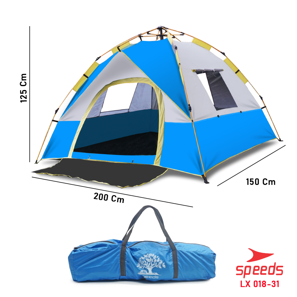SPEEDS Tenda Camping Lipat 1-2 Orang Tenda Gunung Tenda Manual Waterpoof Portable Outdoor 018-31