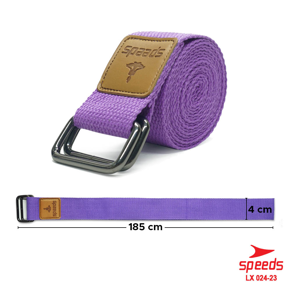 SPEEDS Yoga Strap Yoga Belt Tali Yoga Ring Yoga 185cm Stretching Strap Power Band Resistance Band Anti Slip Karet Fitness Pilates Ringan 024-23