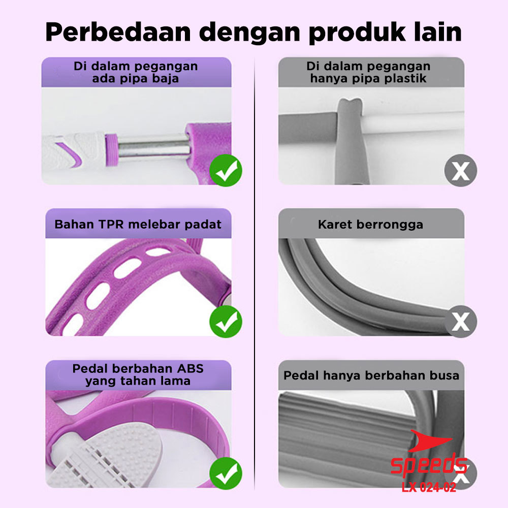 SPEEDS Tummy Trimmer TPR Alat Olahraga Sit Up Alat Pembakar Lemak Body Trimmer 024-2