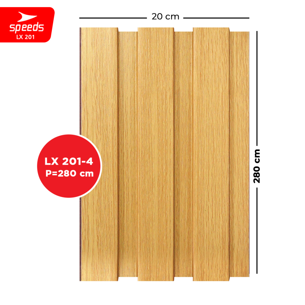 SPEDS  Wallpanel Wood Panel WPC Panel wood Wall panel 3D Dekorasi Rumah Hiasan Kayu Panel LX 201-4
