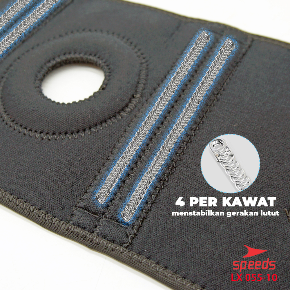 SPEEDS Pelindung Lutut Untuk Perlengkapan fitness Knee Protector 055-10