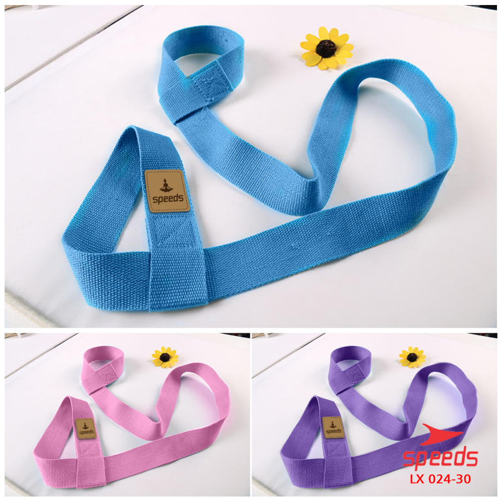 SPEEDS Yoga Mat Tas Sarung Strap Belt Stretch Resistance Band Gym Tali Karet Fitness Power Band Fleksibel Adjustable 024-30