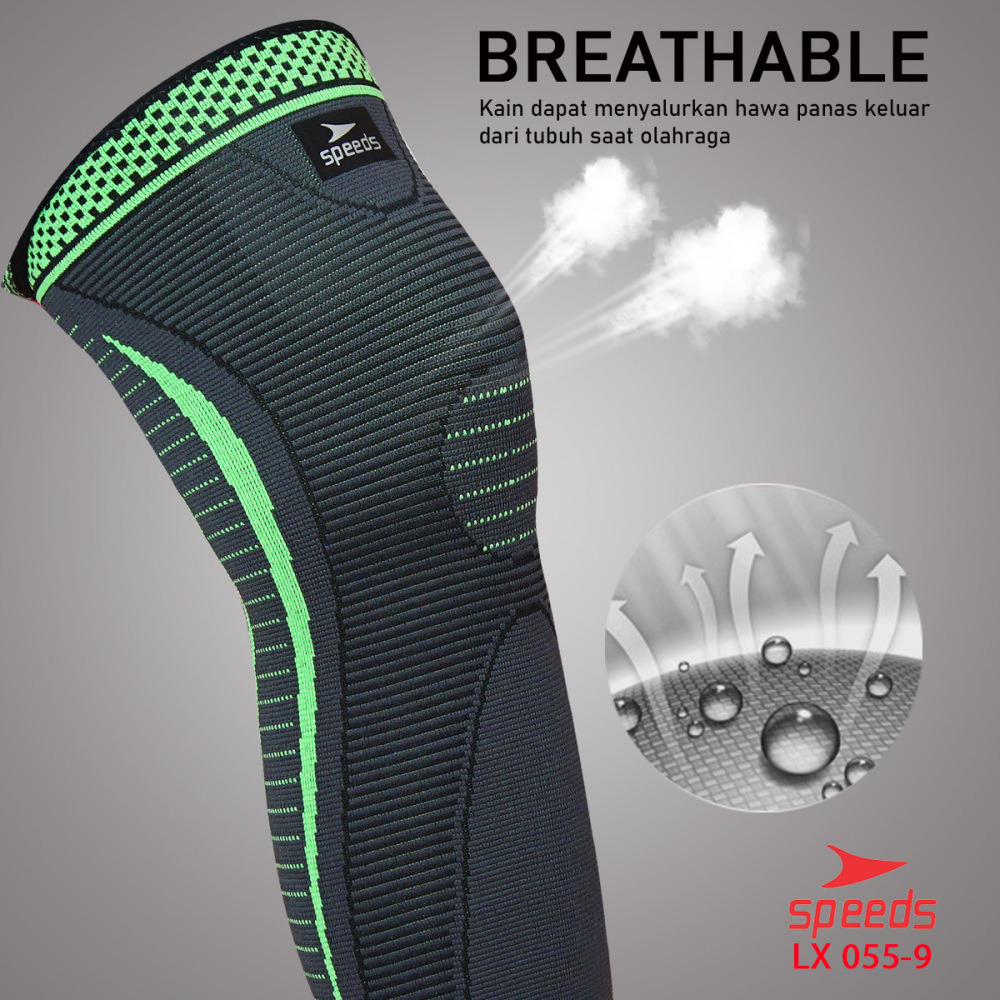 SPEEDS Pelindung Lutut Untuk Perlengkapan fitness Knee Protector 055-9