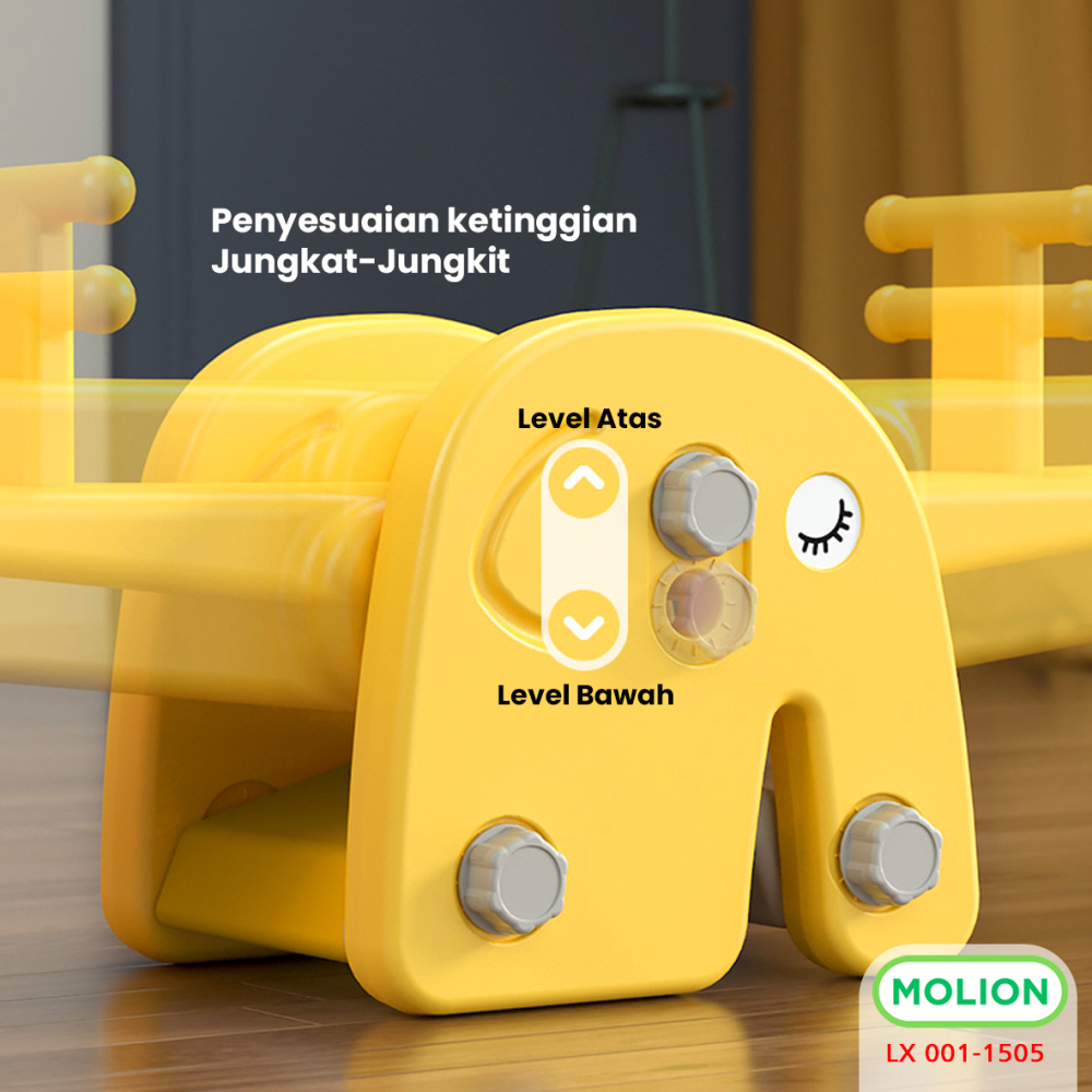 Mainan SNI Jungkat Jungkit Anak Seesaw Prosotan Jungkat-Jungkit Playground Perosotan Kuda Kudaan Berstandar 001-M1503