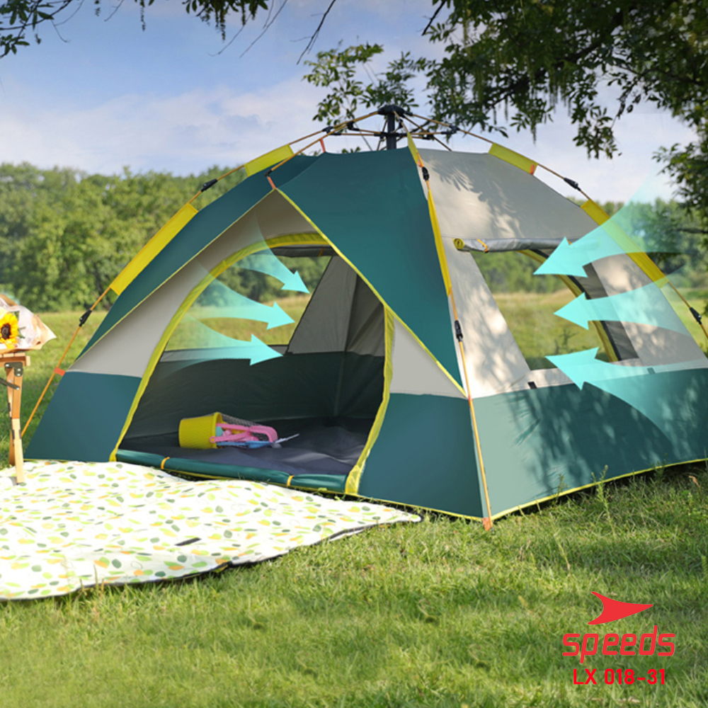 SPEEDS Tenda Camping Lipat 1-2 Orang Tenda Gunung Tenda Manual Waterpoof Portable Outdoor 018-31