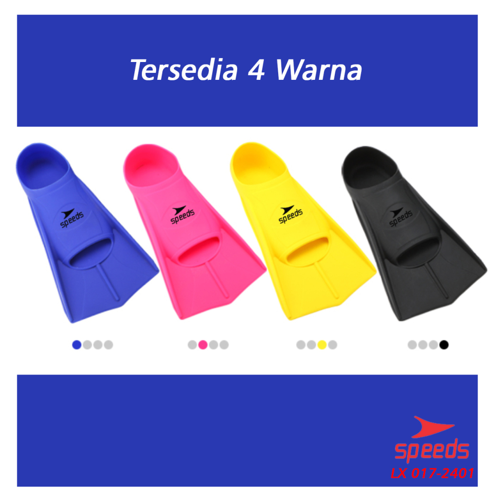 SPEEDS Kaki Katak Sepatu Katak Kodok Fins Fin Renang Selam Diving Snorkeling 017-2401