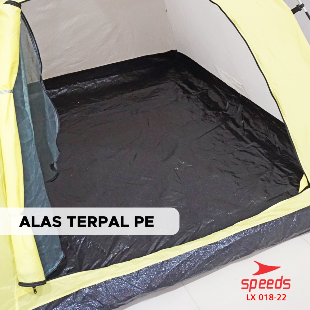 SPEEDS-Tenda Camping Dome Kapasitas 6 Orang Tenda Kemah Gunung Camping Tent Outdoor-Indoor 2 Layer 018-22