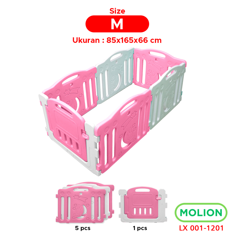 Pagar Anak Pagar Bayi Pagar Mainan Anak Bayi Baby Fence Lengkap dan Kokoh 001-M1201
