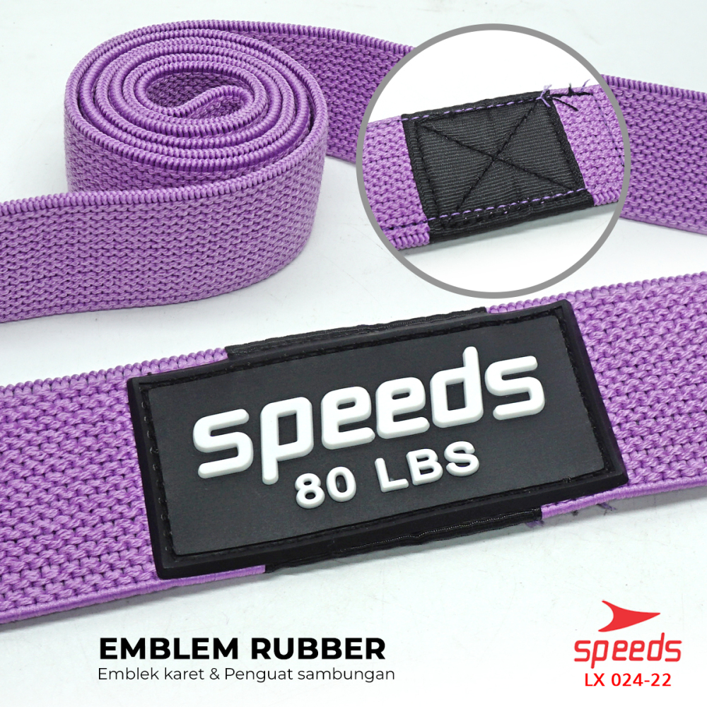 SPEEDS Hip Resistance Band Booty Band Hip Band Karet Yoga Belt Strap Stretching Power Band Karet Fitness Flexi Band 024-22