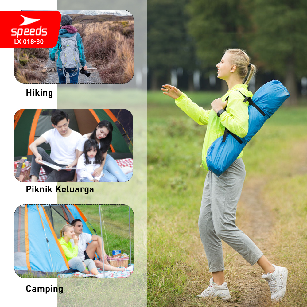 SPEEDS Tenda Camping Lipat Untuk 4-5 Orang Tenda Dome Manual Tenda Gunung Portable Waterproof 018-30