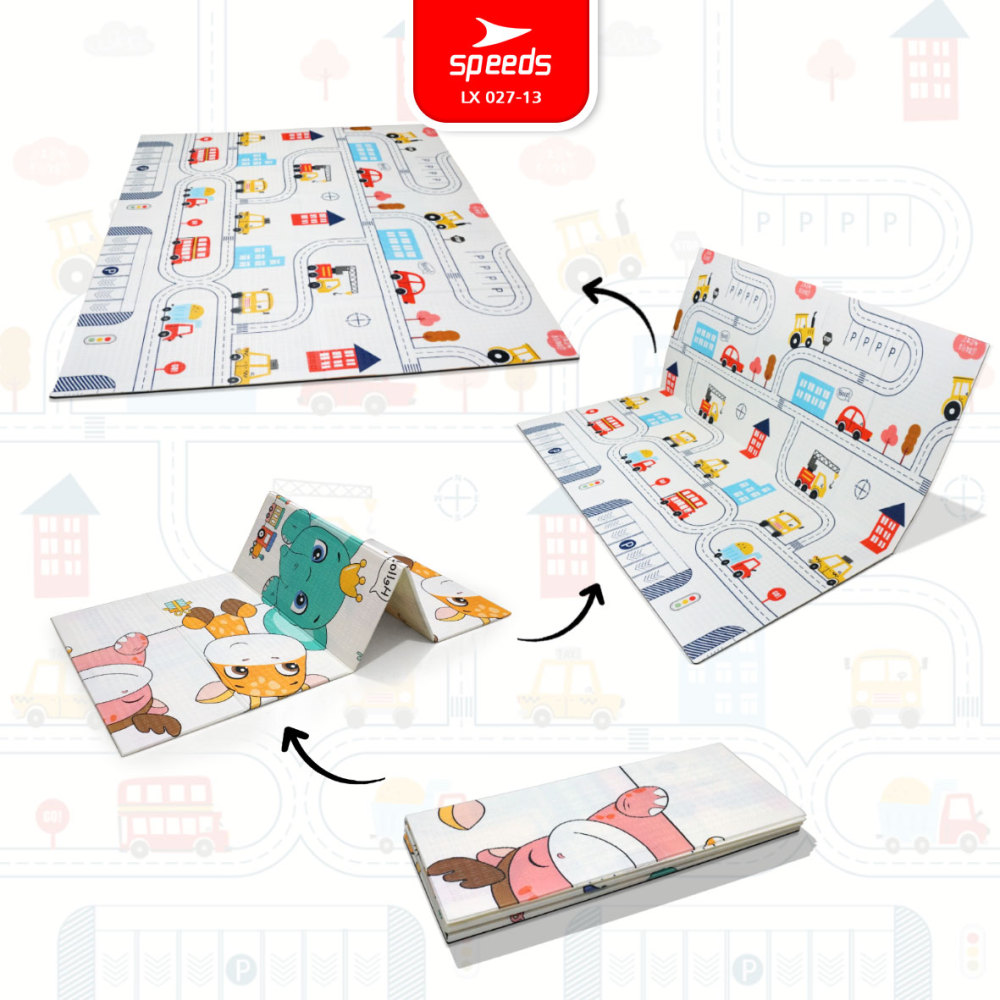 SPEEDS Playmat XPE Bayi 180x200x0.6cm Karpet Lipat Empuk 027-13