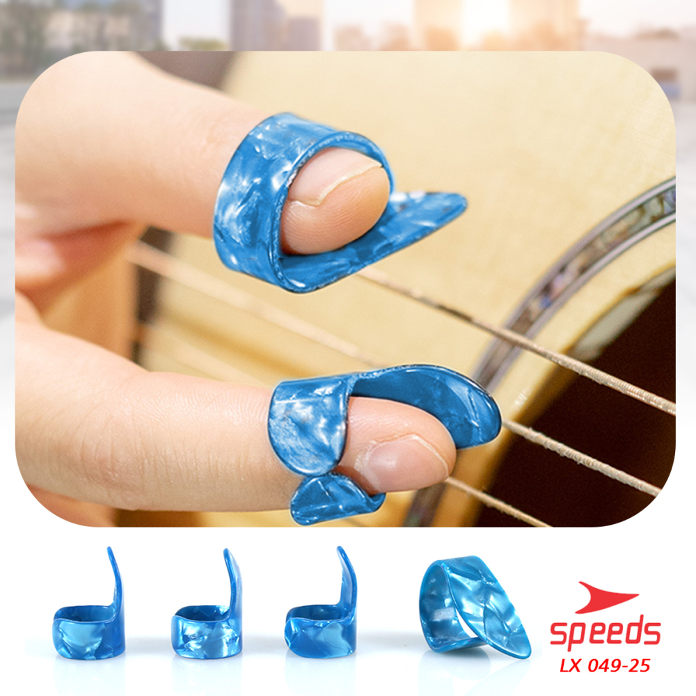 SPEEDS Pick Gitar Alat Musik Pick Finger Celluloid Pemetik Gitar Akustik Elektrik 049-25