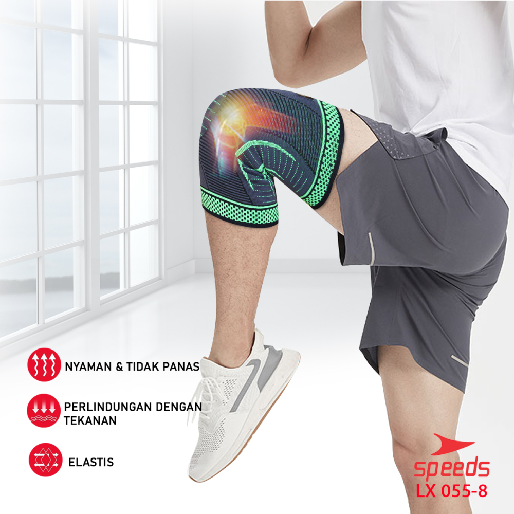 SPEEDS Pelindung Lutut Untuk Perlengkapan fitness Knee Protector 055-8
