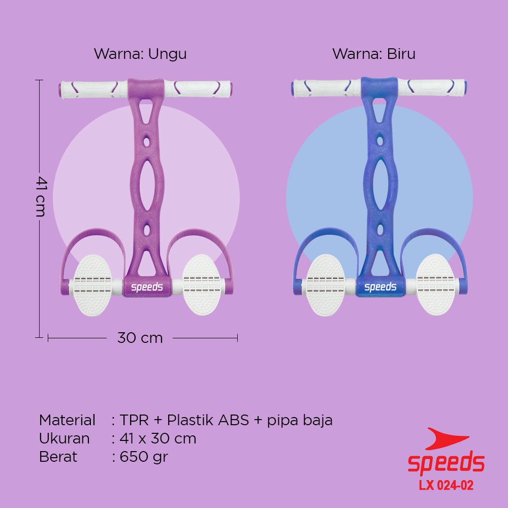 SPEEDS Tummy Trimmer TPR Alat Olahraga Sit Up Alat Pembakar Lemak Body Trimmer 024-2