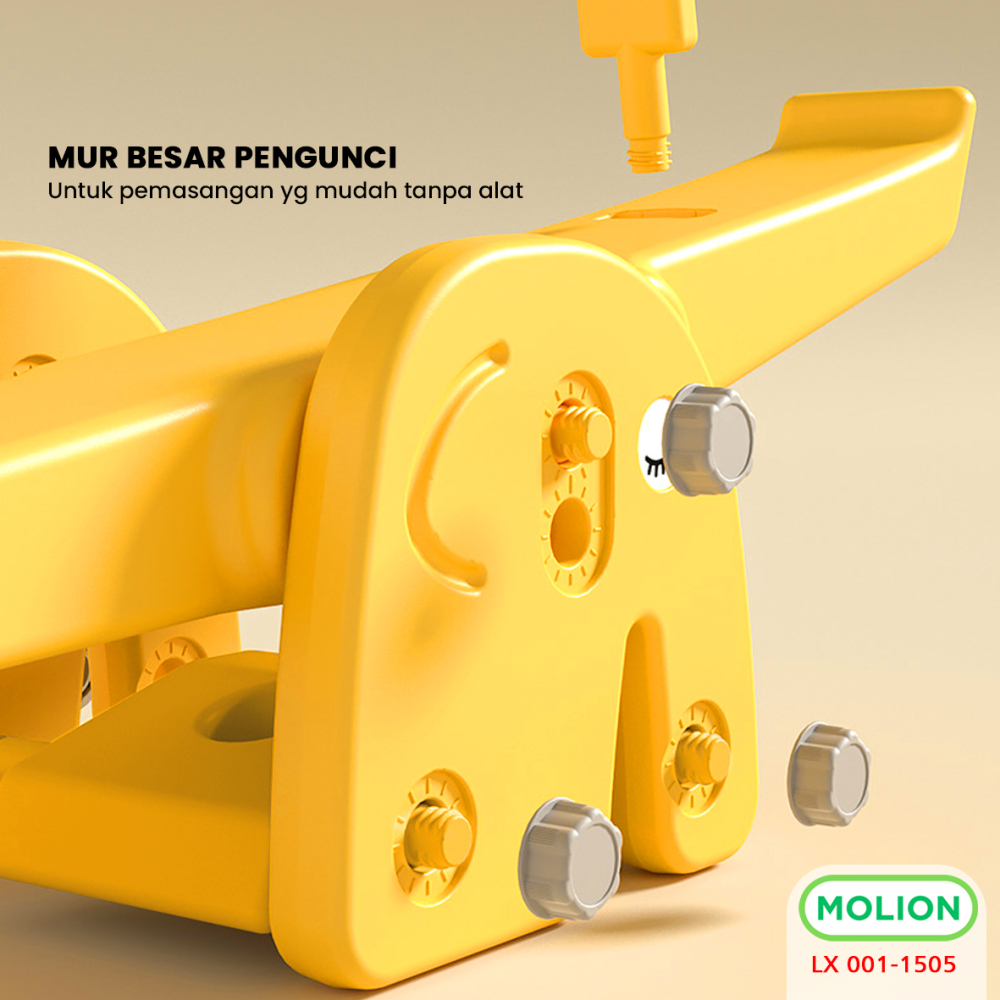 Mainan SNI Jungkat Jungkit Anak Seesaw Prosotan Jungkat-Jungkit Playground Perosotan Kuda Kudaan Berstandar 001-M1503