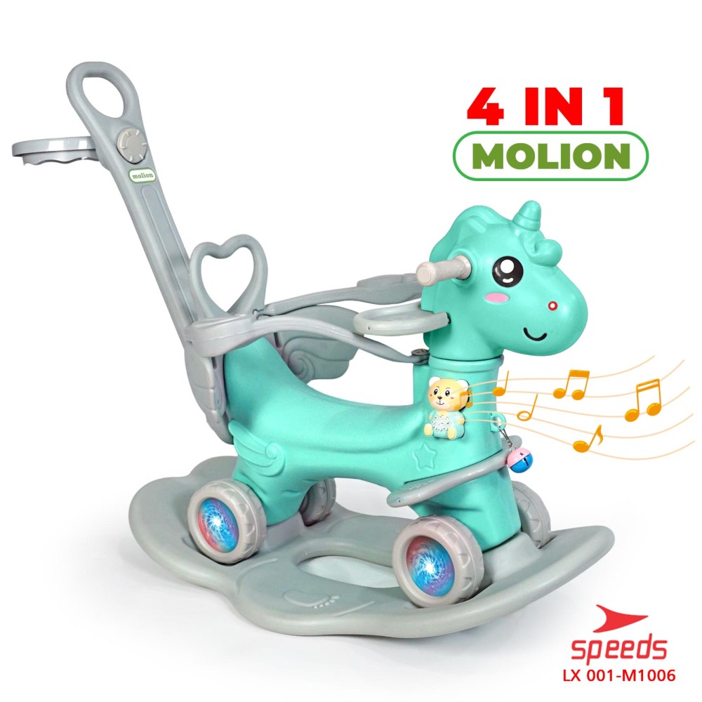 Mainan SNI Kuda Kudaan 4in1 Mainan Anak Jungkat Jungkit Balance Horse Model Rocking Horse Berstandar 001-M1006