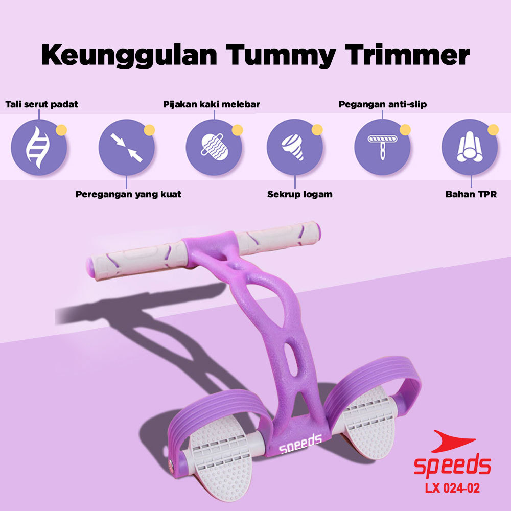 SPEEDS Tummy Trimmer TPR Alat Olahraga Sit Up Alat Pembakar Lemak Body Trimmer 024-2