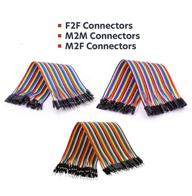 3x 40 Pieces Jumper Wire Cables M2M / F2M / F2F for Arduino and Raspberry Pi