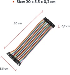 3x 40 Pieces Jumper Wire Cables M2M / F2M / F2F for Arduino and Raspberry Pi