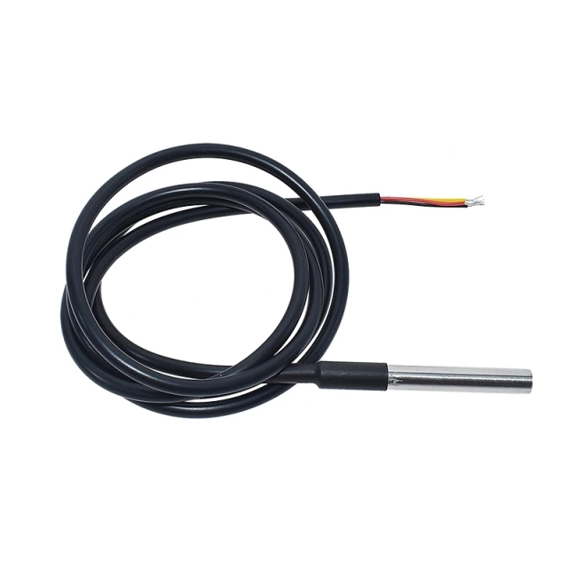 DS1820 Stainless steel package Waterproof DS18b20 temperature probe temperature sensor 18B20