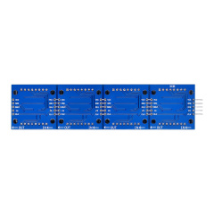 MAX7219 Dot Matrix Module  Microcontroller 4 In One Display with 5P Line Red Green Blue