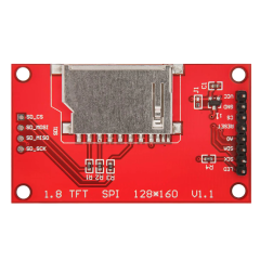 1.8 Inch TFT Display Screen Module SPI 1.77 Red PCB Board 128x160 1.8" LCD