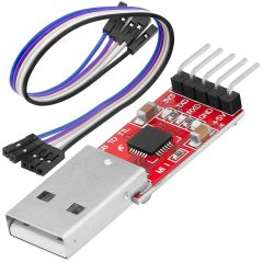 CP2102 USB to TTL Converter HW-598 for 3.3 V and 5 V with Jumper Cable Compatible with Arduino