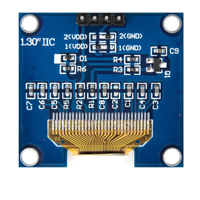 1.3 Inch OLED Display I2C 128x64 Resolution Display LCD Module