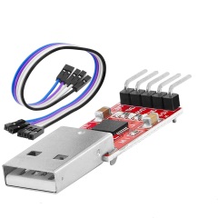 CP2102 USB to TTL Converter HW-598 for 3.3 V and 5 V with Jumper Cable Compatible with Arduino