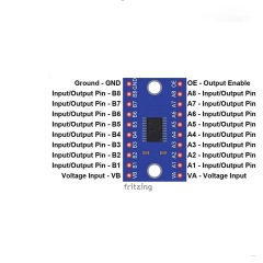 Compatible with TXS0108E Logic Level Converter 8 Channel Compatible with Arduino and Raspberry Pi