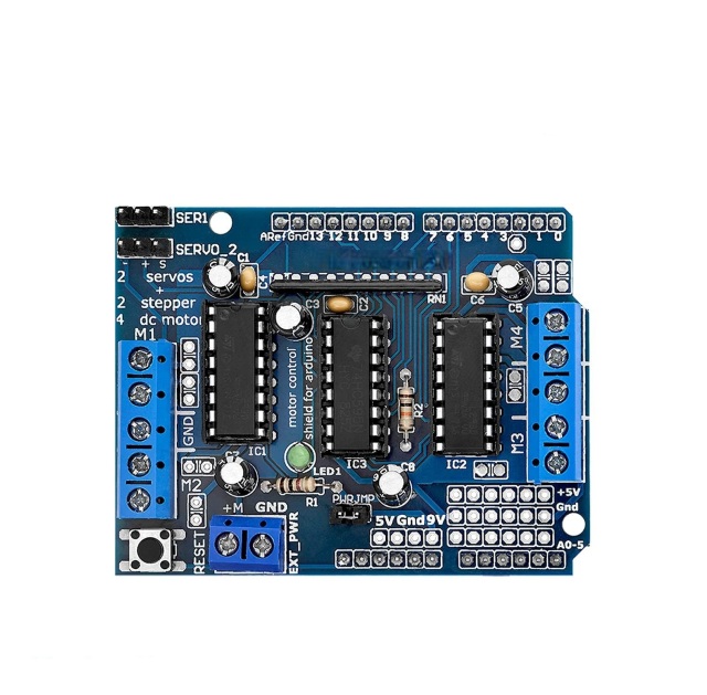 L293D Motor Driver Shield, 4-Kanal Motortreiber Shield, Schrittmotortreiber