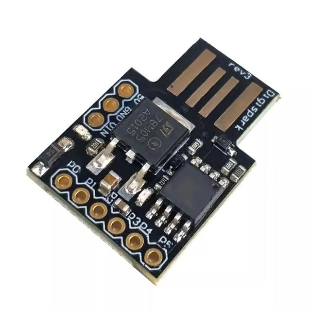 Attiny85 micro mini USB interface development board, Digispark kicksta expansion board
