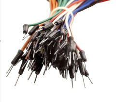 Breadboard connection wires, breadboard lacing wires, test wires, bread jumper wires, experimental wires, DuPont wires - a bundle of 65 strands.