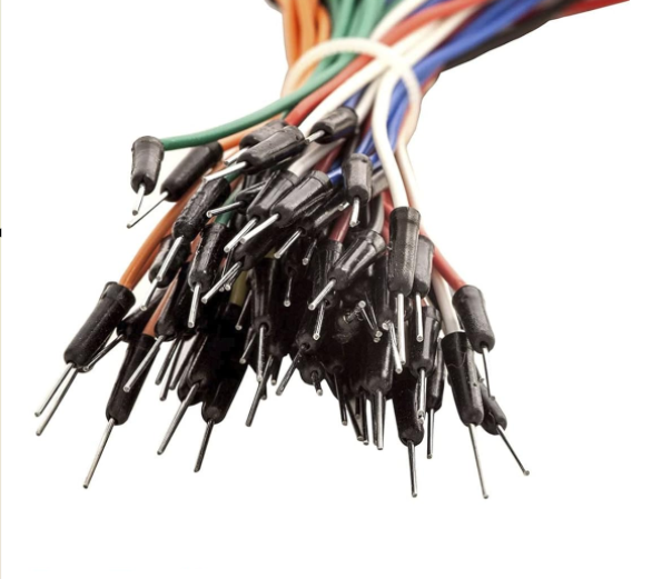 Breadboard connection wires, breadboard lacing wires, test wires, bread jumper wires, experimental wires, DuPont wires - a bundle of 65 strands.