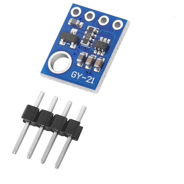 Purchase the GY-21 HTU21D high-precision temperature and humidity sensor module in bulk, suitable for home automation environment monitoring.