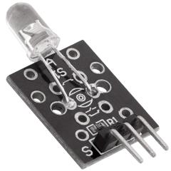 KY-005 Infrared Transmitter Sensor Module, suitable for infrared remote control systems, intelligent car obstacle avoidance, robot communication, and other applications