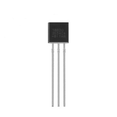 DS18B20 Digital Temperature Sensor – TO-92 Package, 1-Wire Interface, -55°C to +125°C Range, for Arduino/ESP32/Raspberry Pi Projects