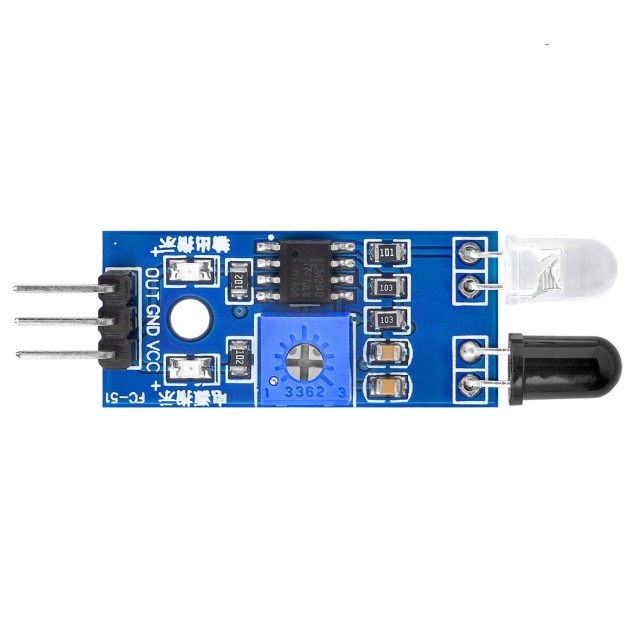 Infrared Obstacle Avoidance Sensor Module with Adjustable Sensitivity for Smart Car & Robot DIY Projects