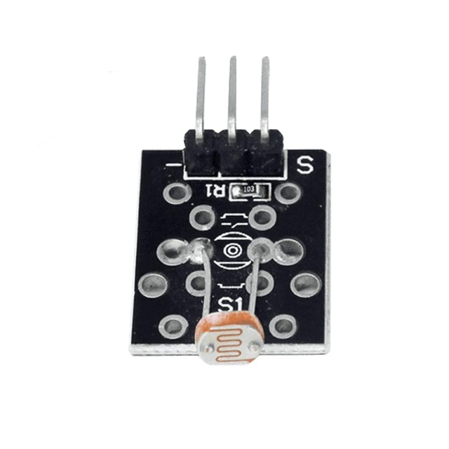 KY-018 Photoresistor Sensor Module for Arduino, ESP32, and STM32 – Light Intensity Detection & Smart Control